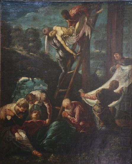 The descent from the Cross, Jacopo Tintoretto